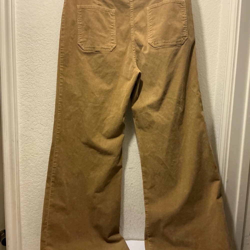 Nili Lotan Florence Wide-Leg Jeans in Camel Brown - Picture 8 of 11